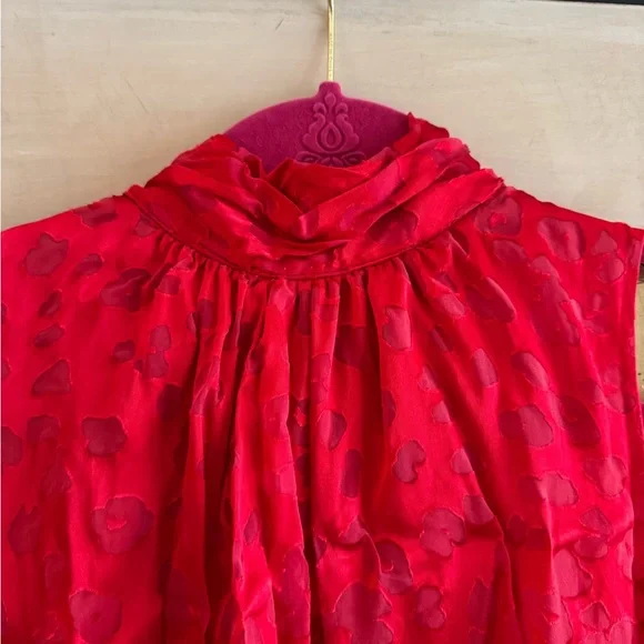 White House Black Market Red top. - Picture 2 of 5